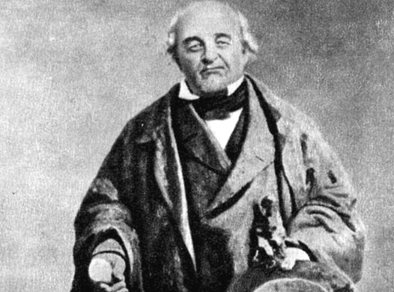 Щепкин на рисунке с портрета, 1850-е г.