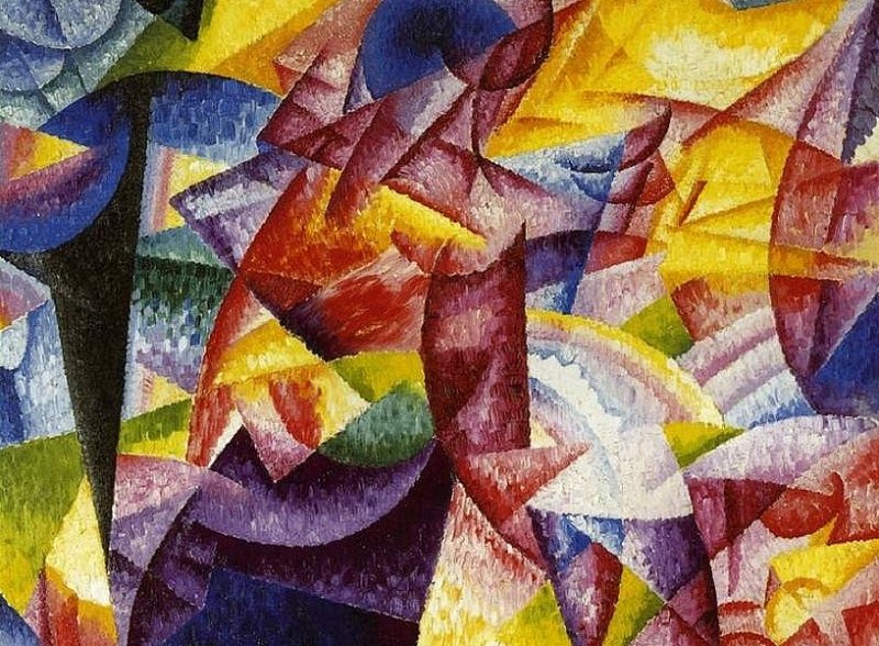 Женщина в окне. Джино Северини, 1914 г.