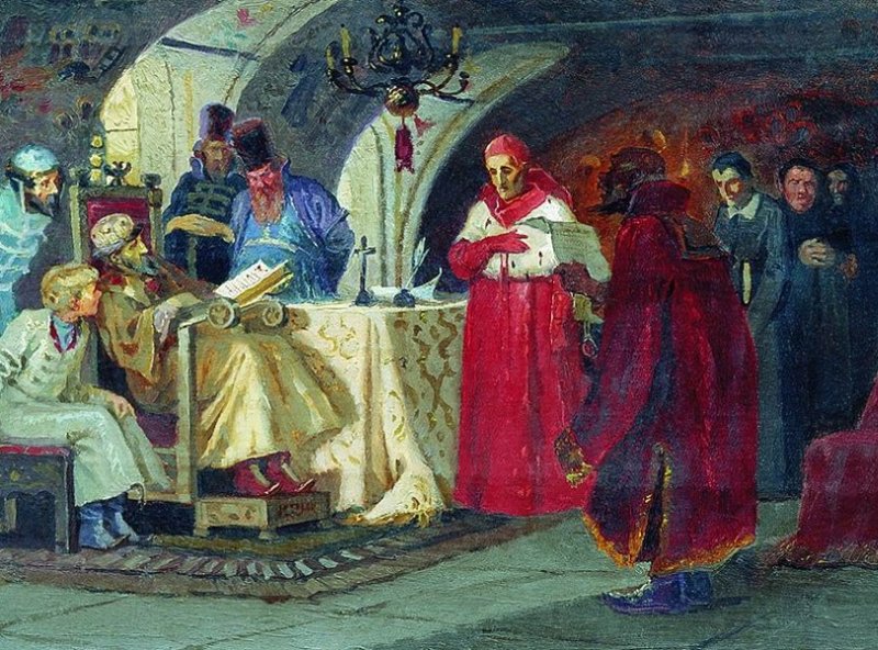 Папские легаты у Ивана Грозного. Картина 1884 г.