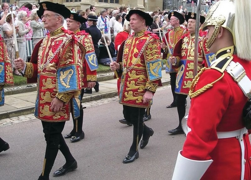 Герольды «The College of Arms» в Лондоне, 2025 г.