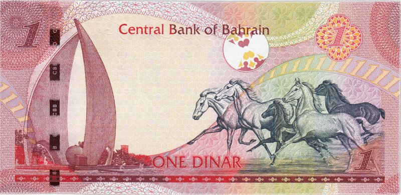 1 бахрейнский динар