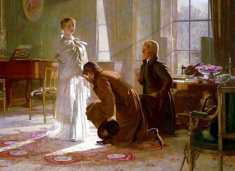 Виктория на картине 1886 г.