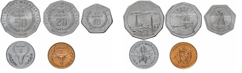 Монеты Мадагаскара