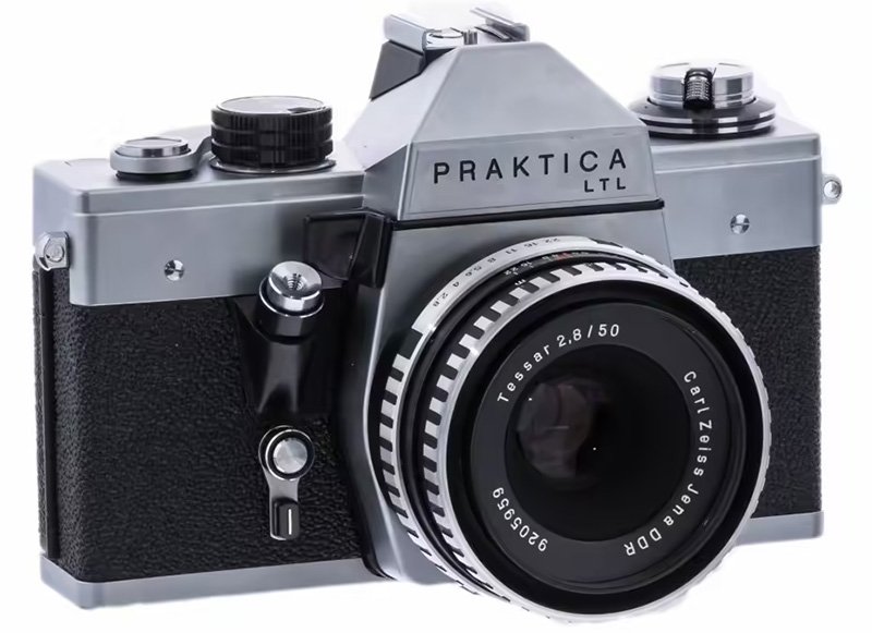 Фотоаппарат «PRAKTICA LTL» с объективом «Carl Zeiss Jena 2,8 /50»