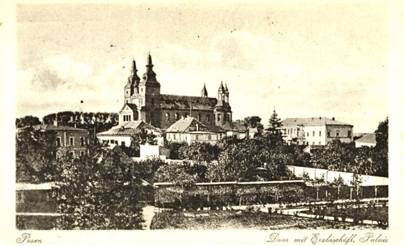 Город Позен 1916 год