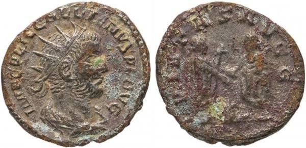 Медный антониниан, Римская Империя, 260 год