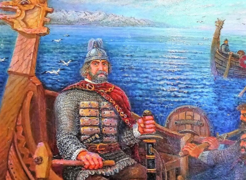 Князь Рюрик на картине 2008 г.
