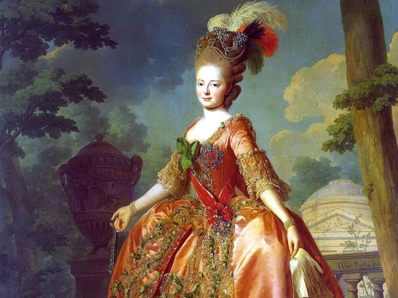 Мария Федоровна после свадьбы, 1777 г.