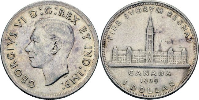 Серебряный доллар 1939 года