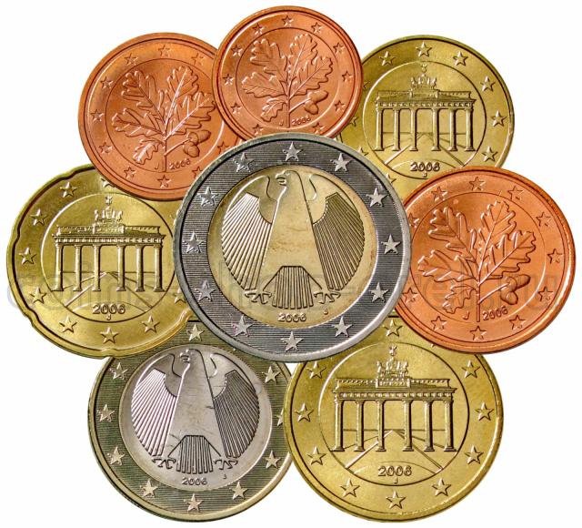 Евромонеты современной Германии