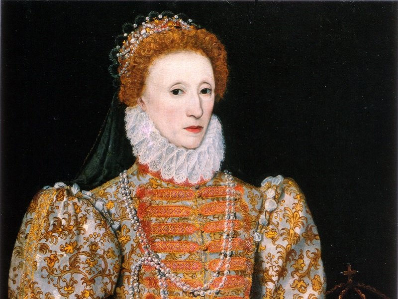 Елизавета I, портрет 1575 г.