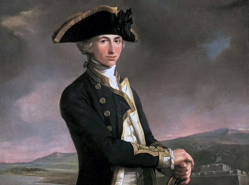 Капитан Горацио Нельсон в 1781 г.