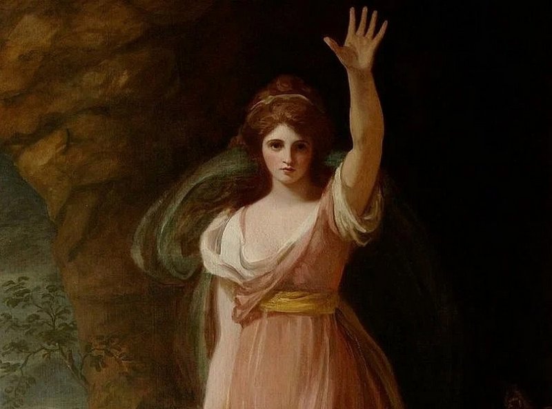Леди Эмма Гамильтон, портрет 1800-х гг.