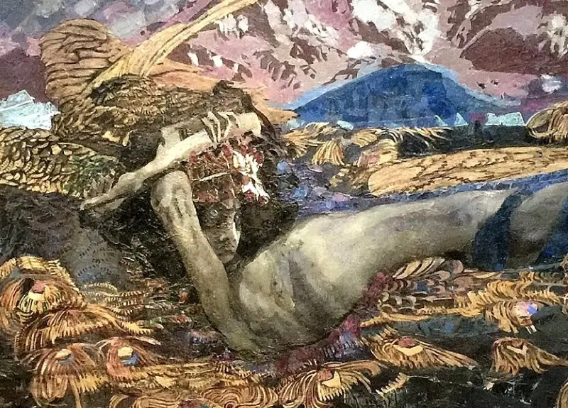 Демон поверженный. Картина 1902 г.