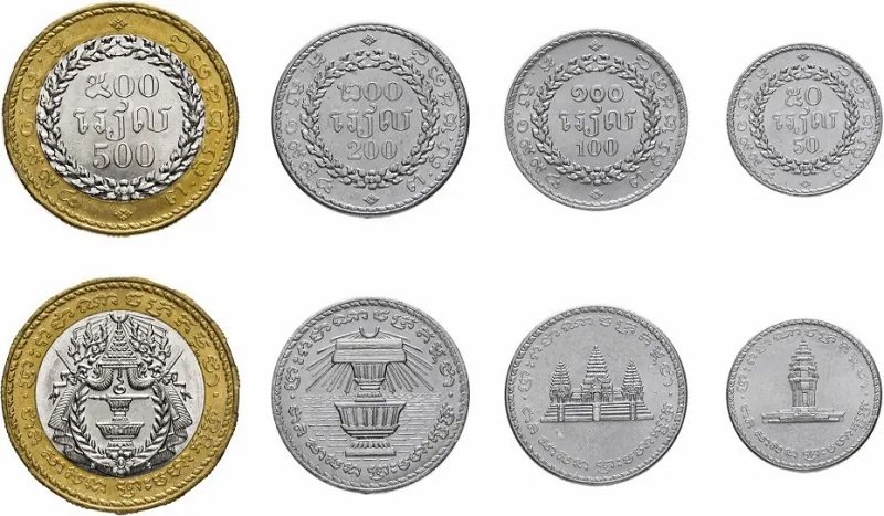 Циркуляционные монеты Камбоджи
