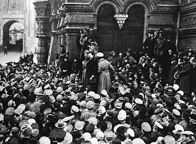 Выступление члена Временного правительства, сентябрь 1917 г.