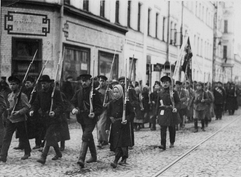 Рабочие отряды, октябрь 1917 г.
