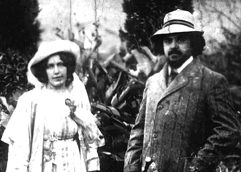 Бердяев с женой, 1927 г.