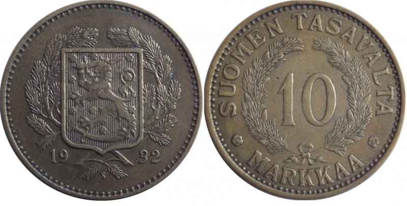 10 марок 1928-1939
