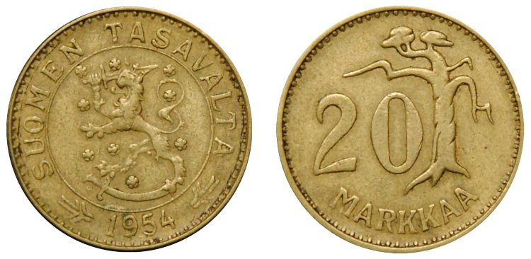 20 марок 1952-1962