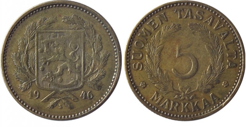 5 марок 1946-1952
