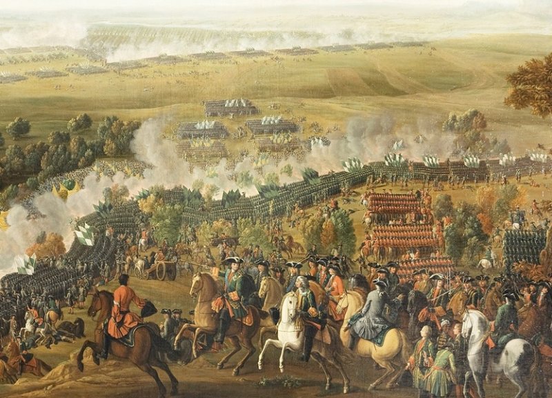 Битва при Ларге, картина 1790-х гг.