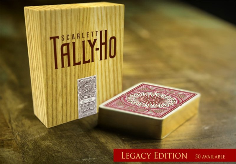 Колода Scarlett Tally-Ho от Джексона Робинсона в версии Legacy Edition