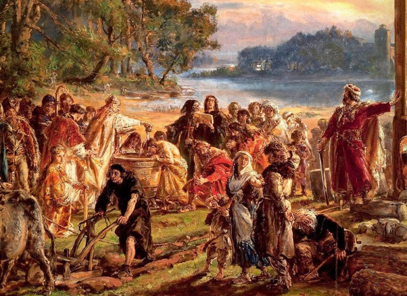 Западные славяне. Картина 1862 г.