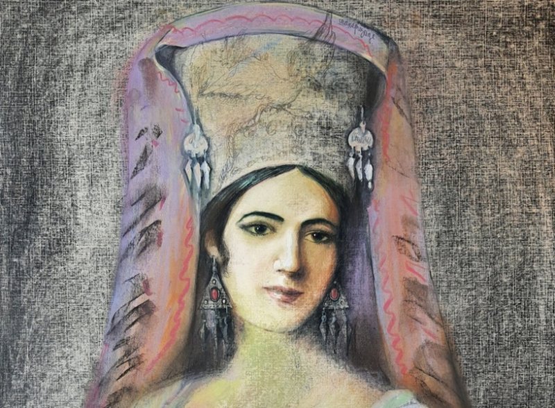 Кассиопея, мать Андромеды. Портрет 2019 г.