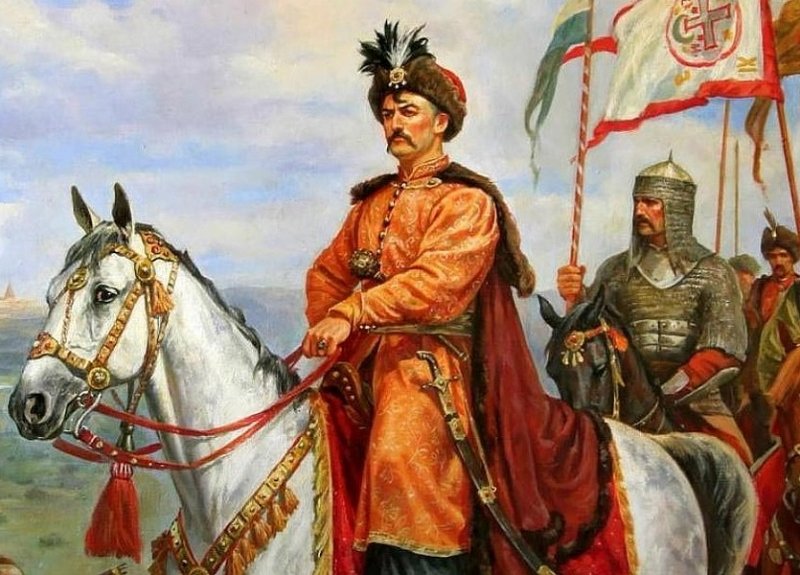 Богдан Хмельницкий. Фрагмент современной картины