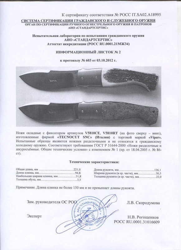 Ножи складные с фиксатором Viper V5810CE, V5810RT