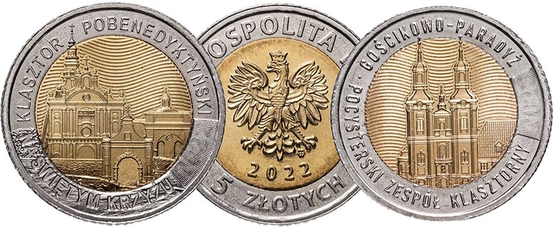 Биметаллические польские монеты