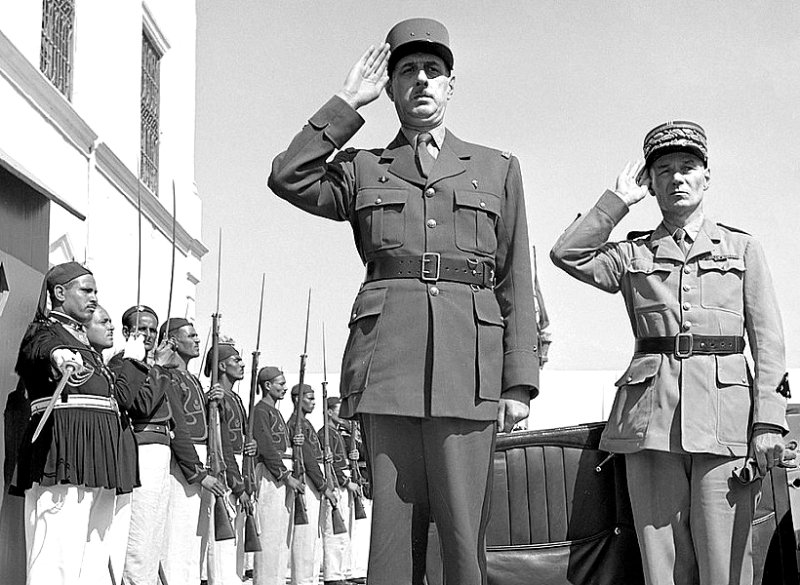 Де Голль в Тунисе, 1943 г.