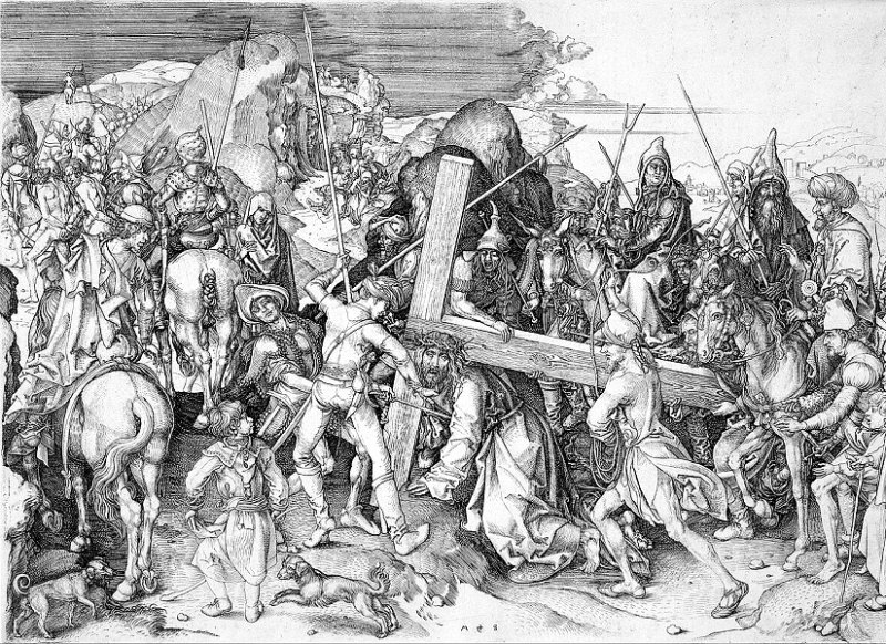 Гравюра М. Шонгауэра 1474 г.