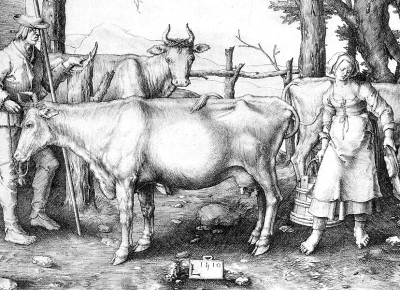 Гравюра Луки Лейденского 1510 г.