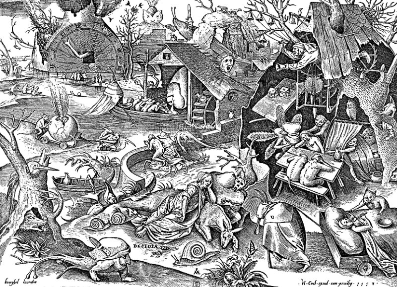 Гравюра П. Брейгеля Старшего    1558 г.