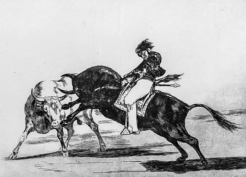 Гравюра Ф. Гойи 1876 г.