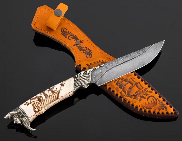 Подарочный нож «Путник-Пират» Кузницы Сёмина