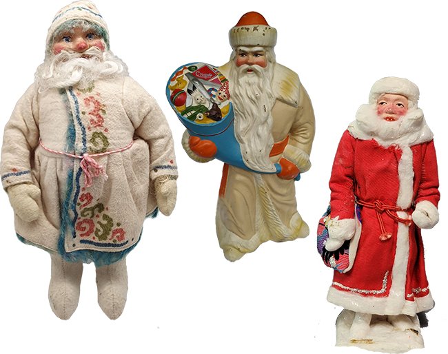 Куклы "Дед Мороз" для установки под ёлку