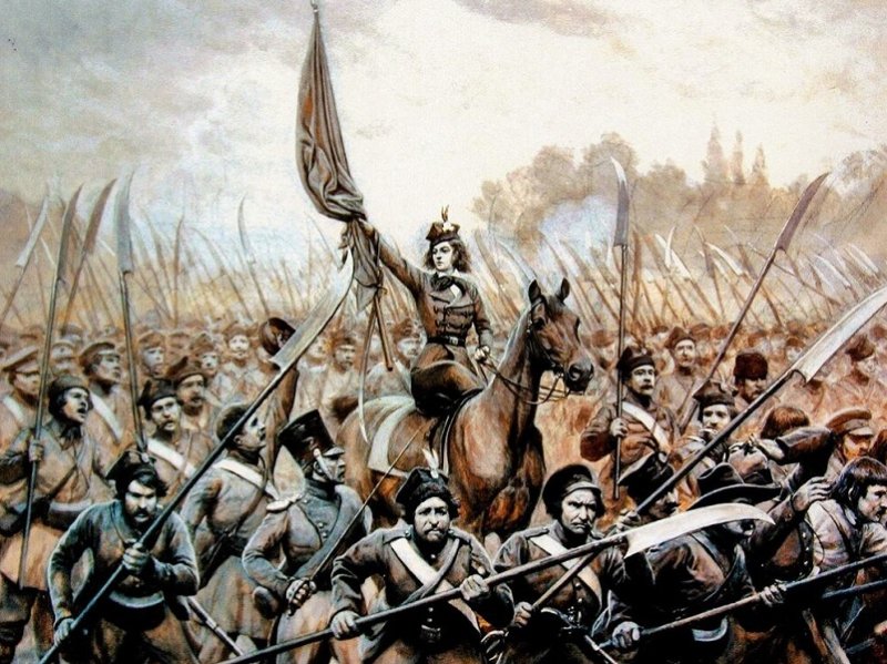 Польские партизаны Эмилии Плятер в 1831 г.