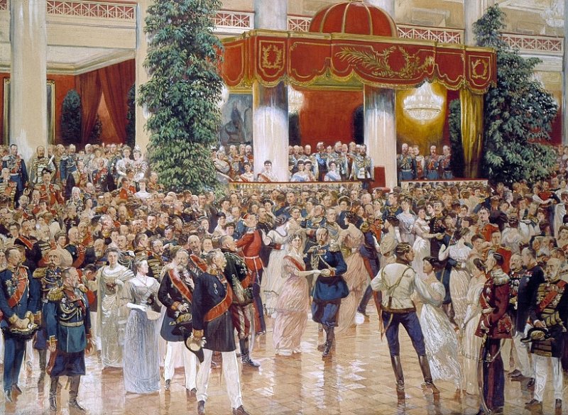 Бал в губернском дворянском собрании, 1880-е гг.