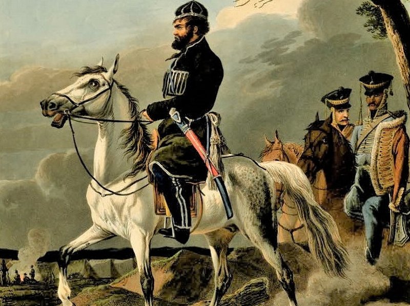 Денис Давыдов в 1814 г.