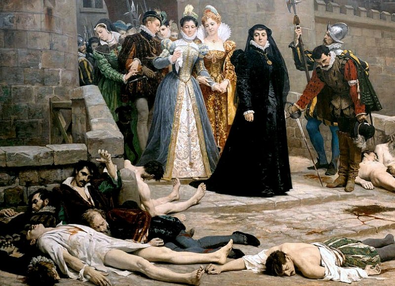 Утро у ворот Лувра. Картина 1880 г.