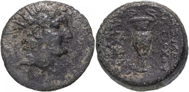 Монета времен Антиоха VI Диониса Эпифана