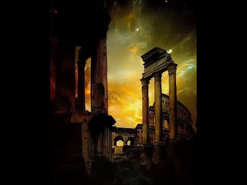 Закат над Римом