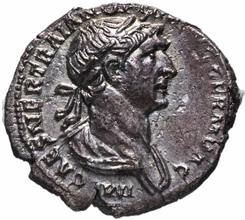 Римский денарий с изображением Траяна