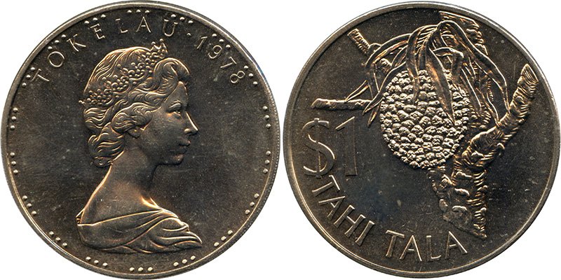 1 доллар Токелау 1978 года