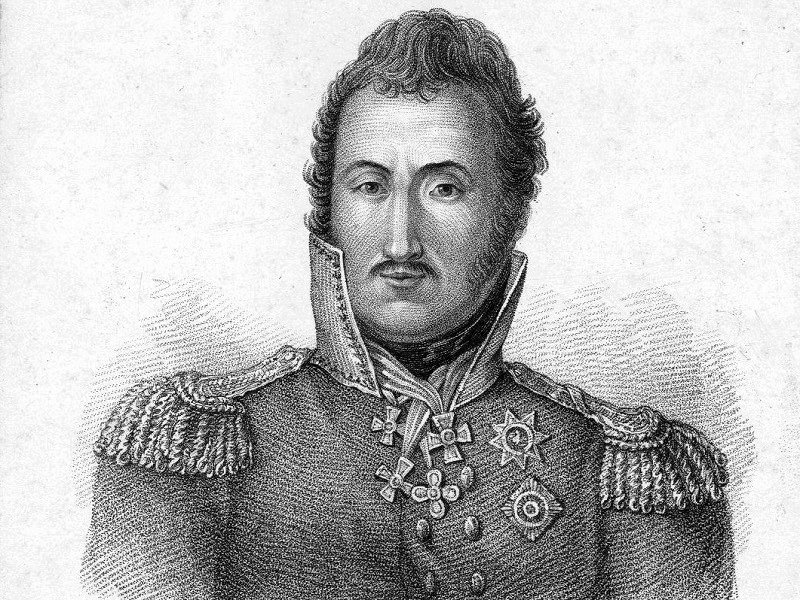 Граф П.Х. Витгенштейн. Рисунок 1813 г.