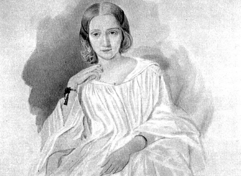 Портрет Елизаветы, жены Грановского, 1840-е гг.