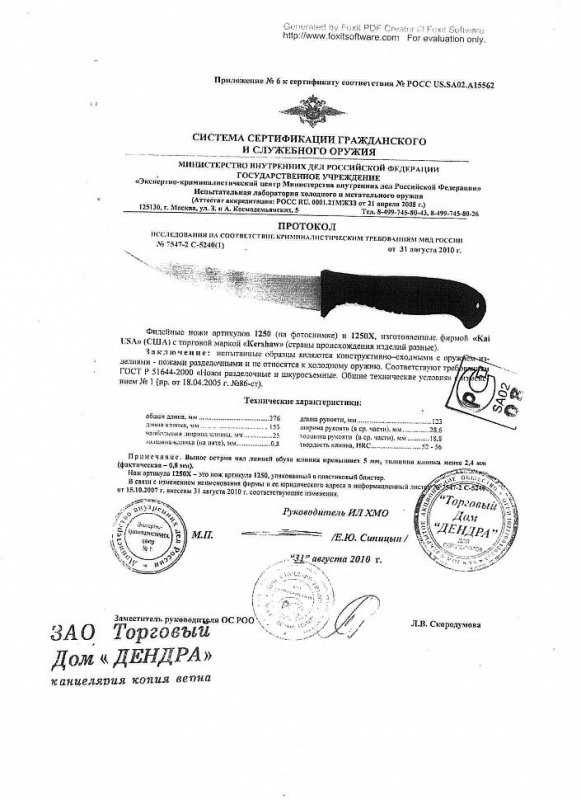 Kershaw 1250 (1250X)